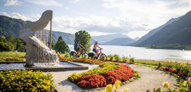     Cycling along the Carinthian Lake Loop, Villach region 